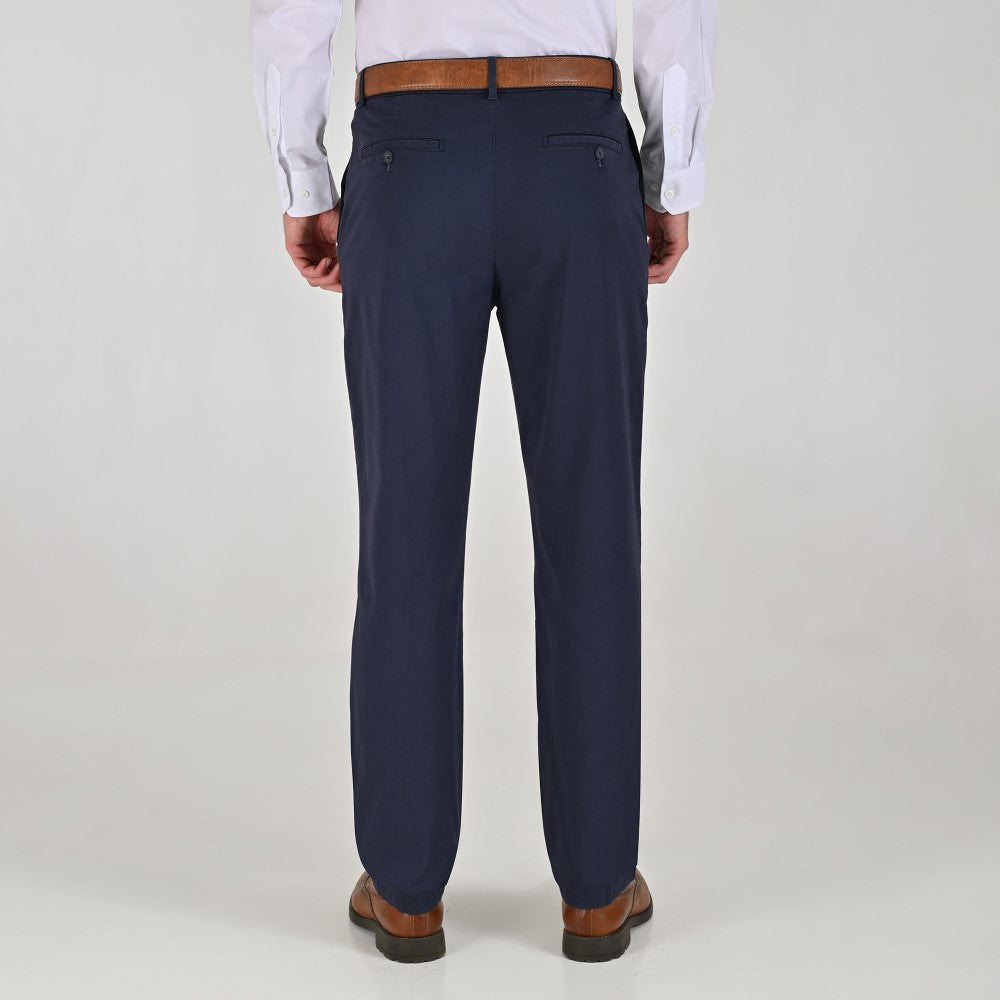 Pantalón Casual Yale Slim Fit 8244 Marino Entintado