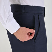 Pantalón Casual Yale Slim Fit 8244 Marino Entintado