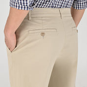 Pantalón Casual Yale Slim Fit 8244 Beige