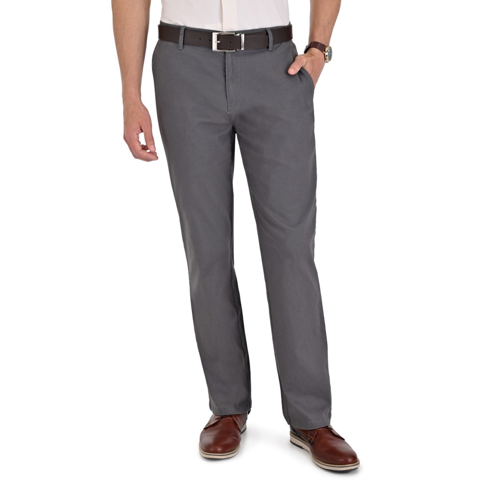 Pantalón Casual Yale Regular Fit 0892 Gris