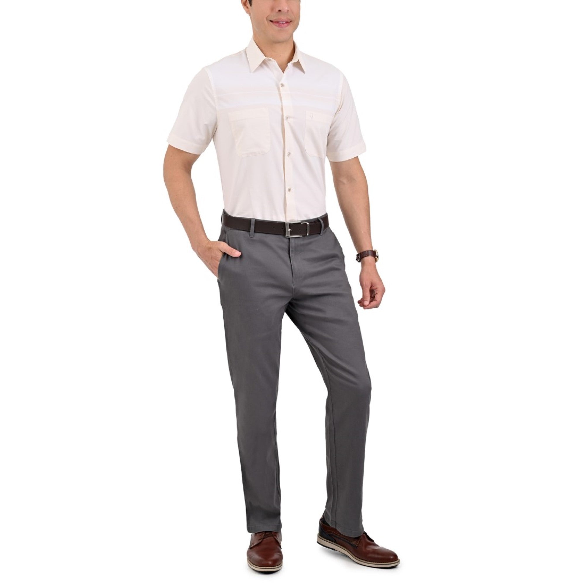 Pantalón Casual Yale Regular Fit 0892 Gris