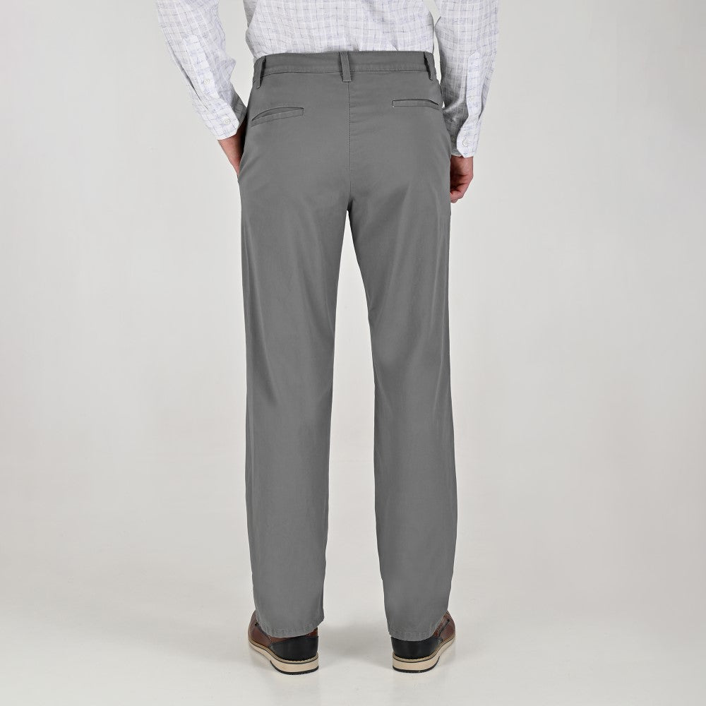 Pantalón Casual Yale Regular Fit 8244 Gris Medio