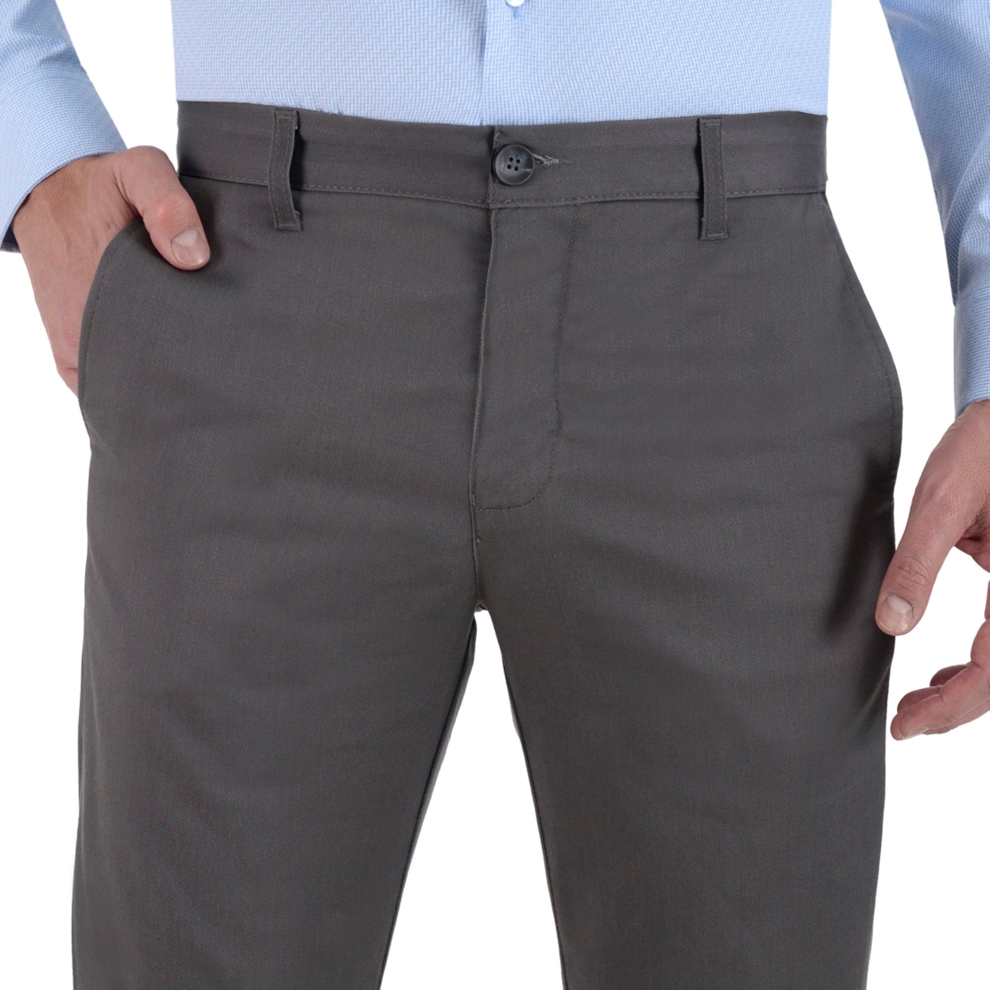 Pantalón Casual Yale sin Pinzas Modern Slim Fit 0872