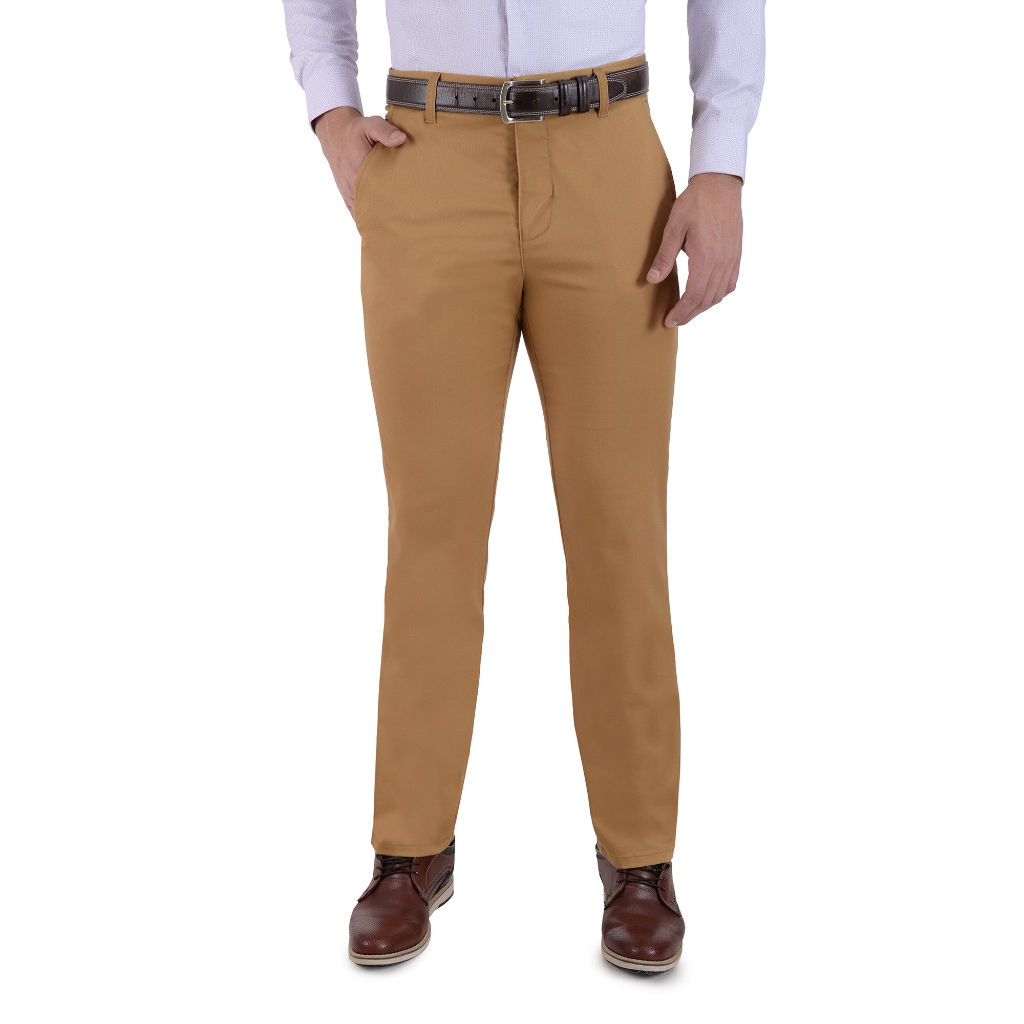 Pantalón Casual Yale sin Pinzas Modern Slim Fit 0872