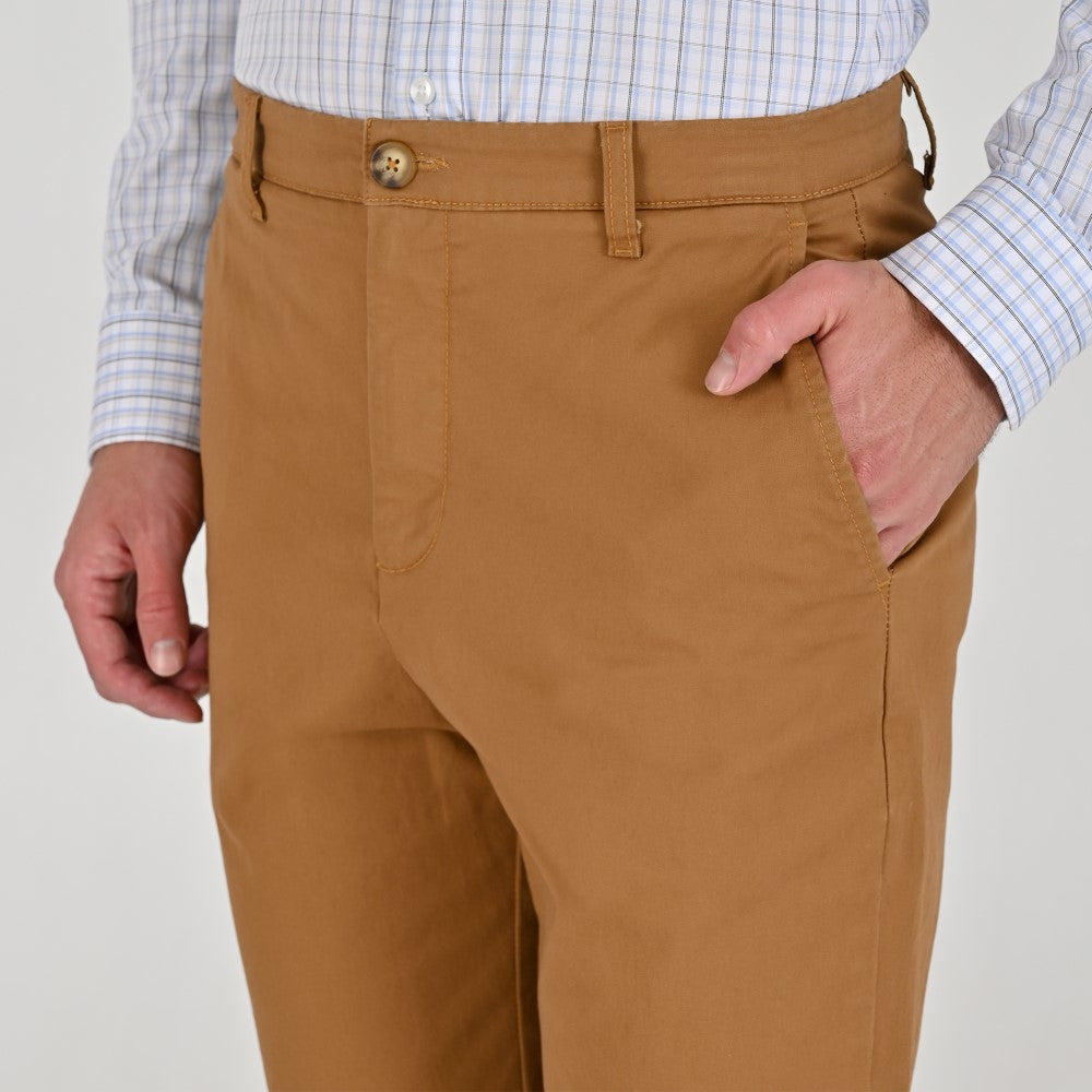 Pantalón Casual Yale Slim Fit 8245 Ocre