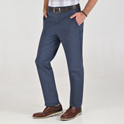 Pantalón Casual Yale Slim Fit 8245 Azul Acero