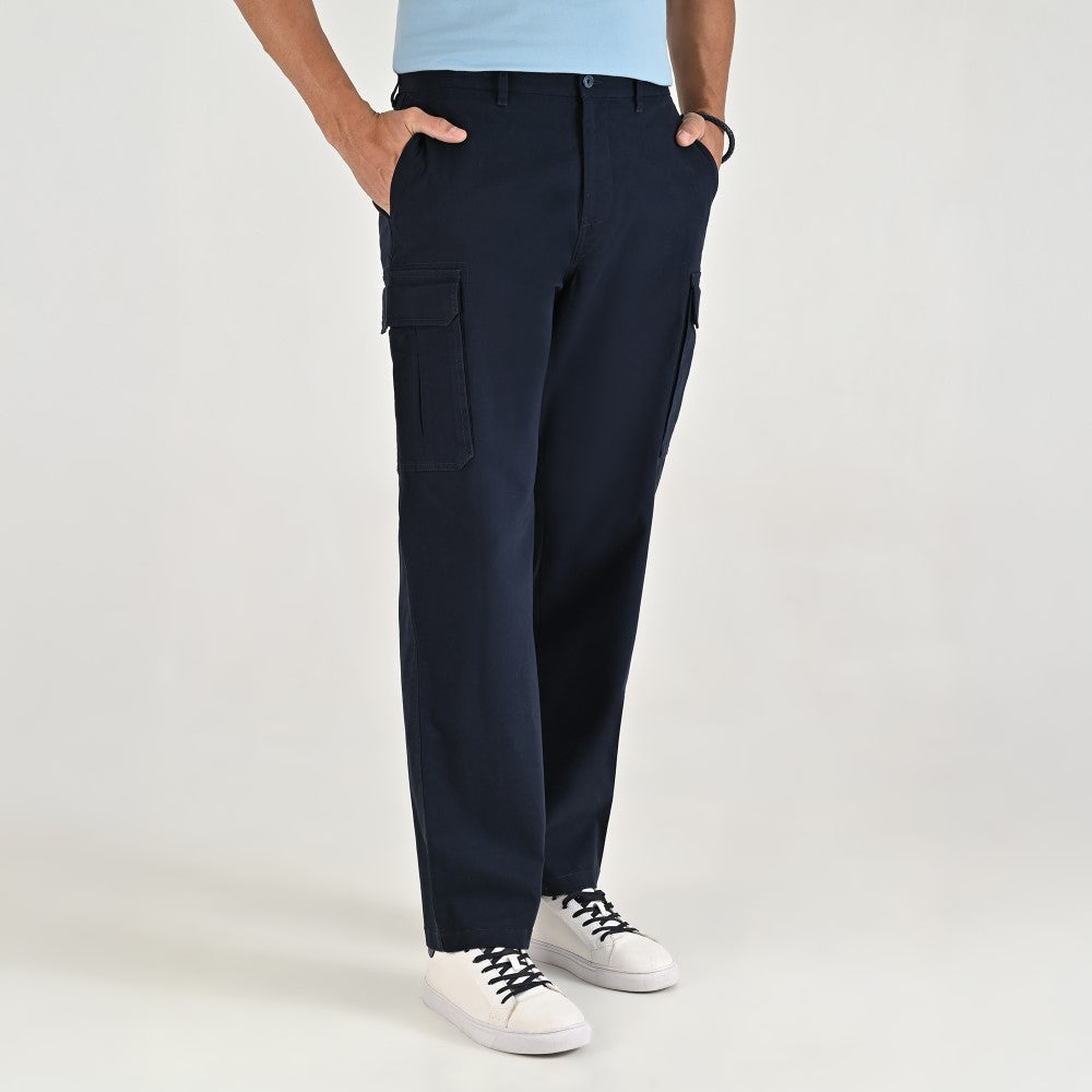 Pantalón casual Yale Regular Fit 7848 Azul marino