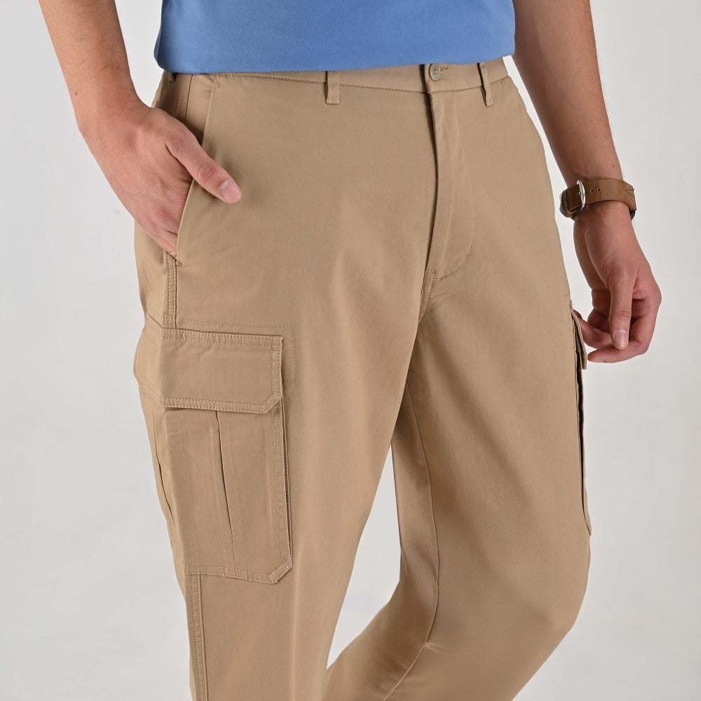 Pantalón cargo casual Yale Regular Fit 8008 Beige Medio