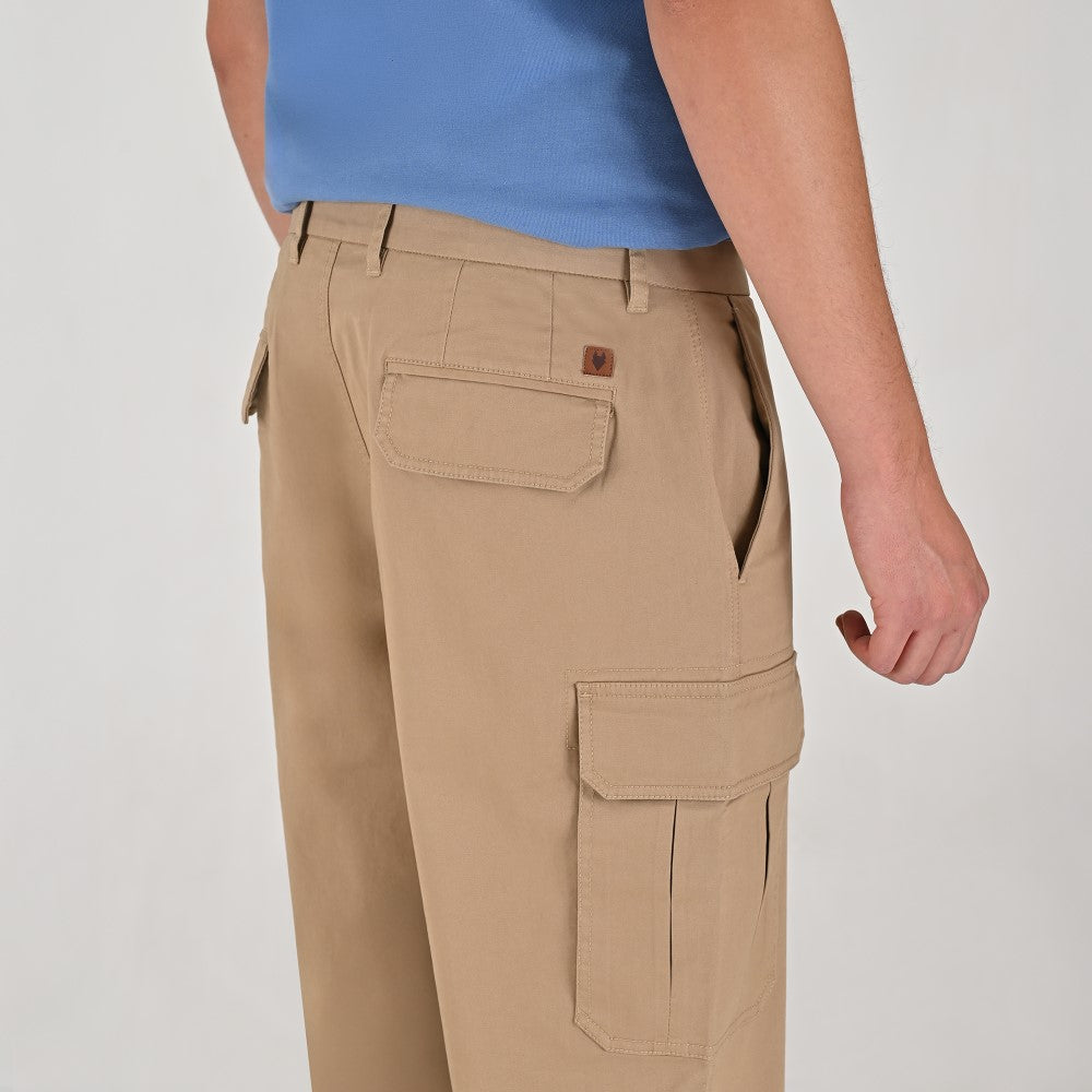 Pantalón cargo casual Yale Regular Fit 8008 Beige Medio