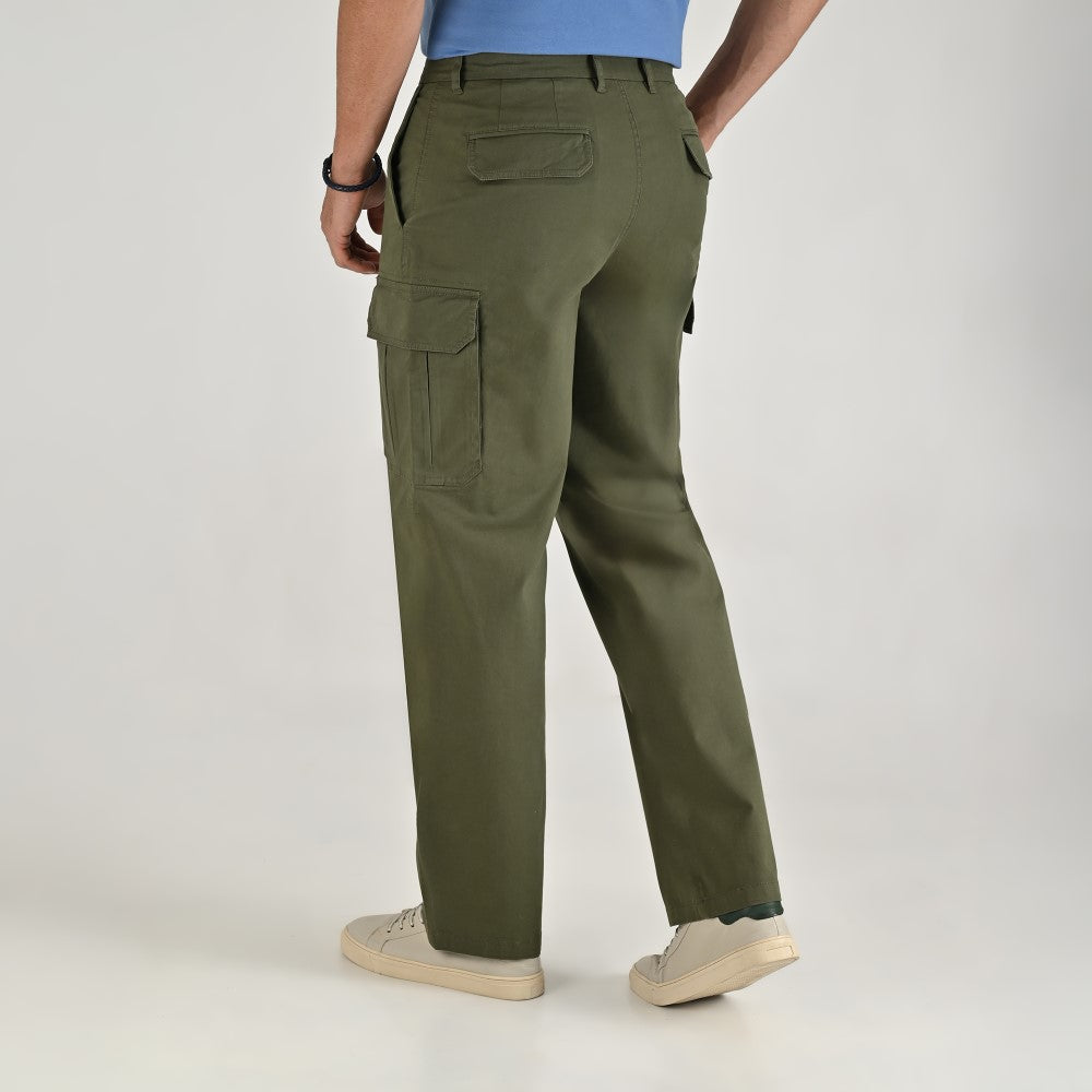 Pantalón cargo casual Yale Regular Fit 8008 Verde Olivo