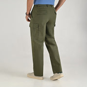 Pantalón cargo casual Yale Regular Fit 8008 Verde Olivo