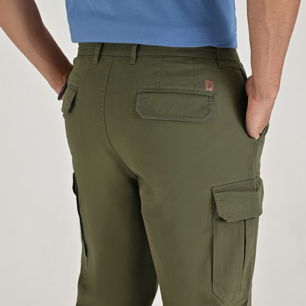 Pantalón cargo casual Yale Regular Fit 8008 Verde Olivo