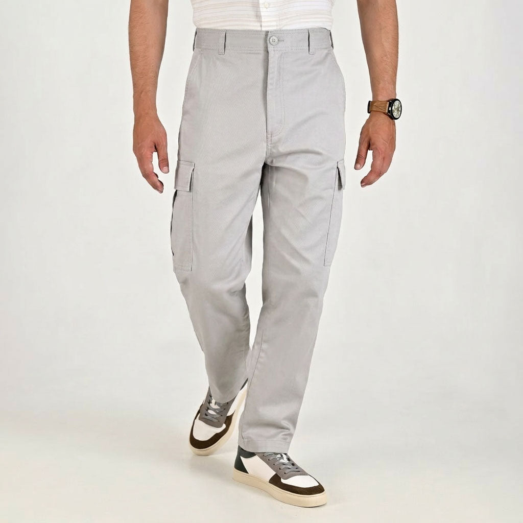 Pantalón cargo casual Yale Regular Fit 0977 Gris