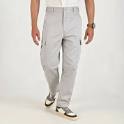 Pantalón cargo casual Yale Regular Fit 0977 Gris