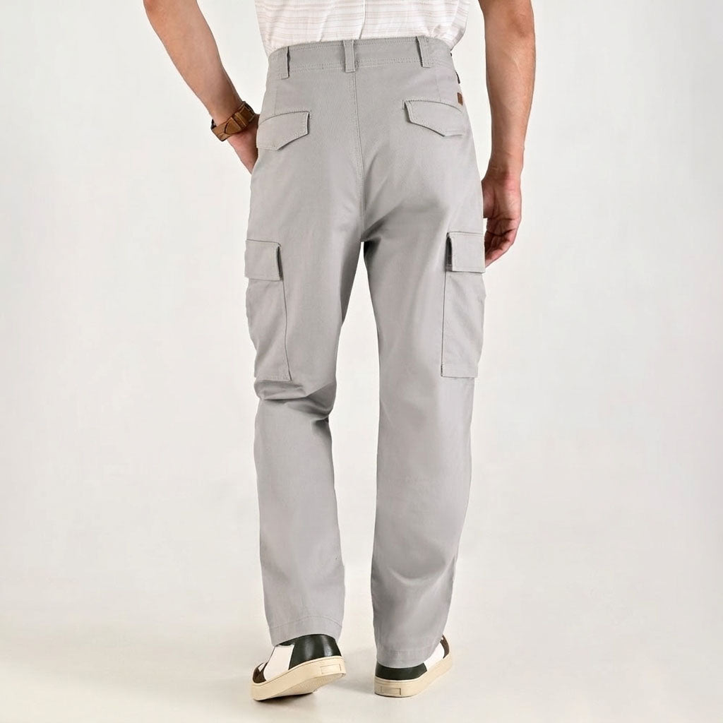 Pantalón cargo casual Yale Regular Fit 0977 Gris