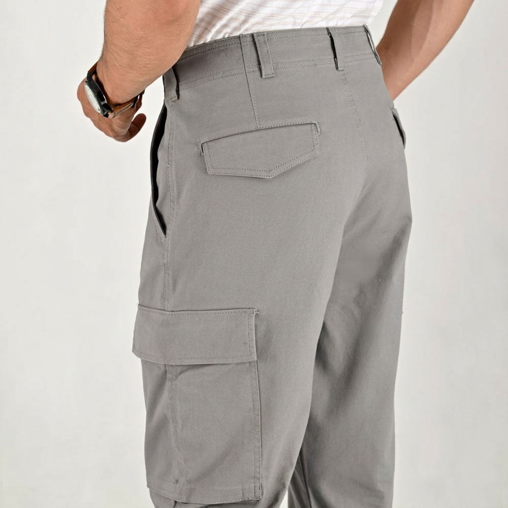 Pantalón cargo casual Yale Regular Fit 0977 Gris