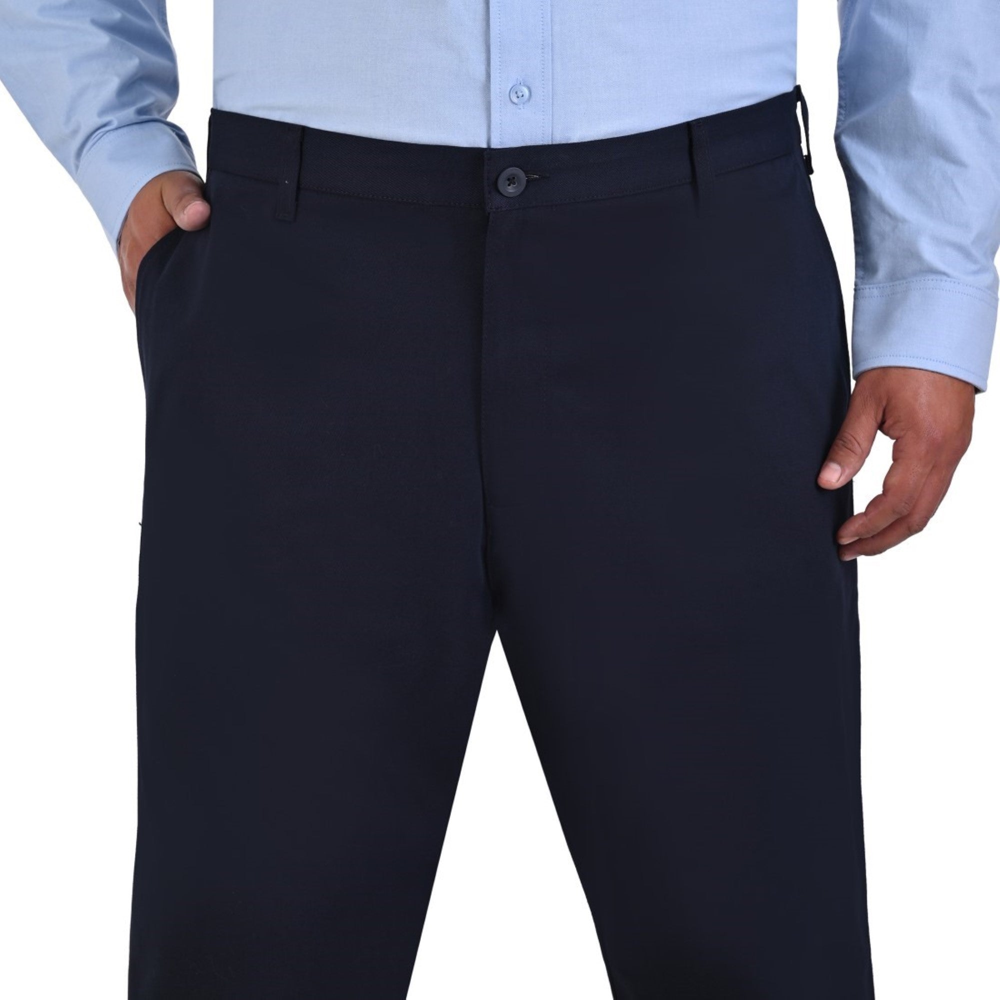 Pantalón Casual Yale Sin Pinzas Regular Fit Tallas Extras 0552