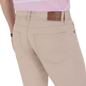 Pantalón Vaquero Yale de Gabardina Sin Pinzas Regular Fit 0552