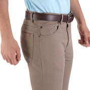 Pantalón Vaquero Yale de Gabardina Sin Pinzas Regular Fit 0552