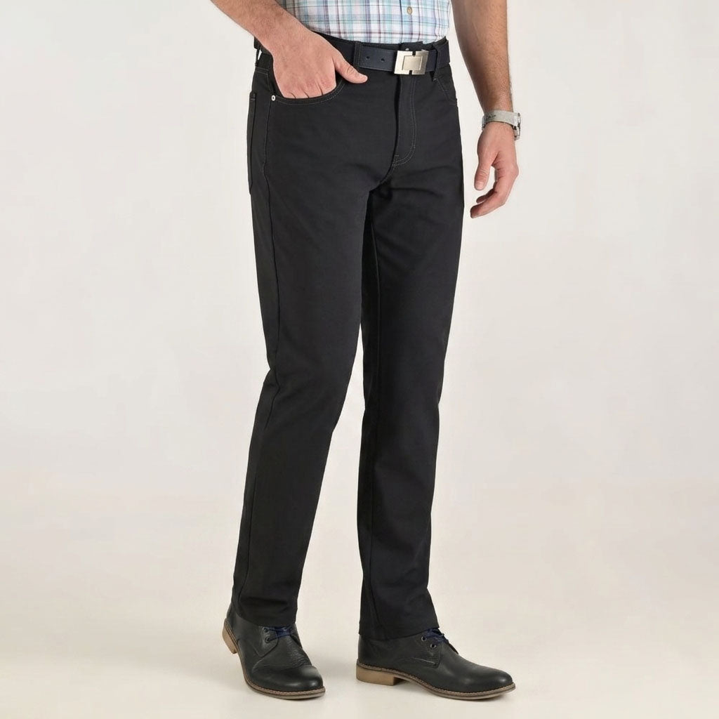 Pantalón casual Yale Regular Fit 5628 Negro