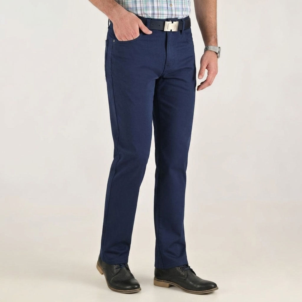 Pantalón casual Yale Regular Fit 5628 Azul
