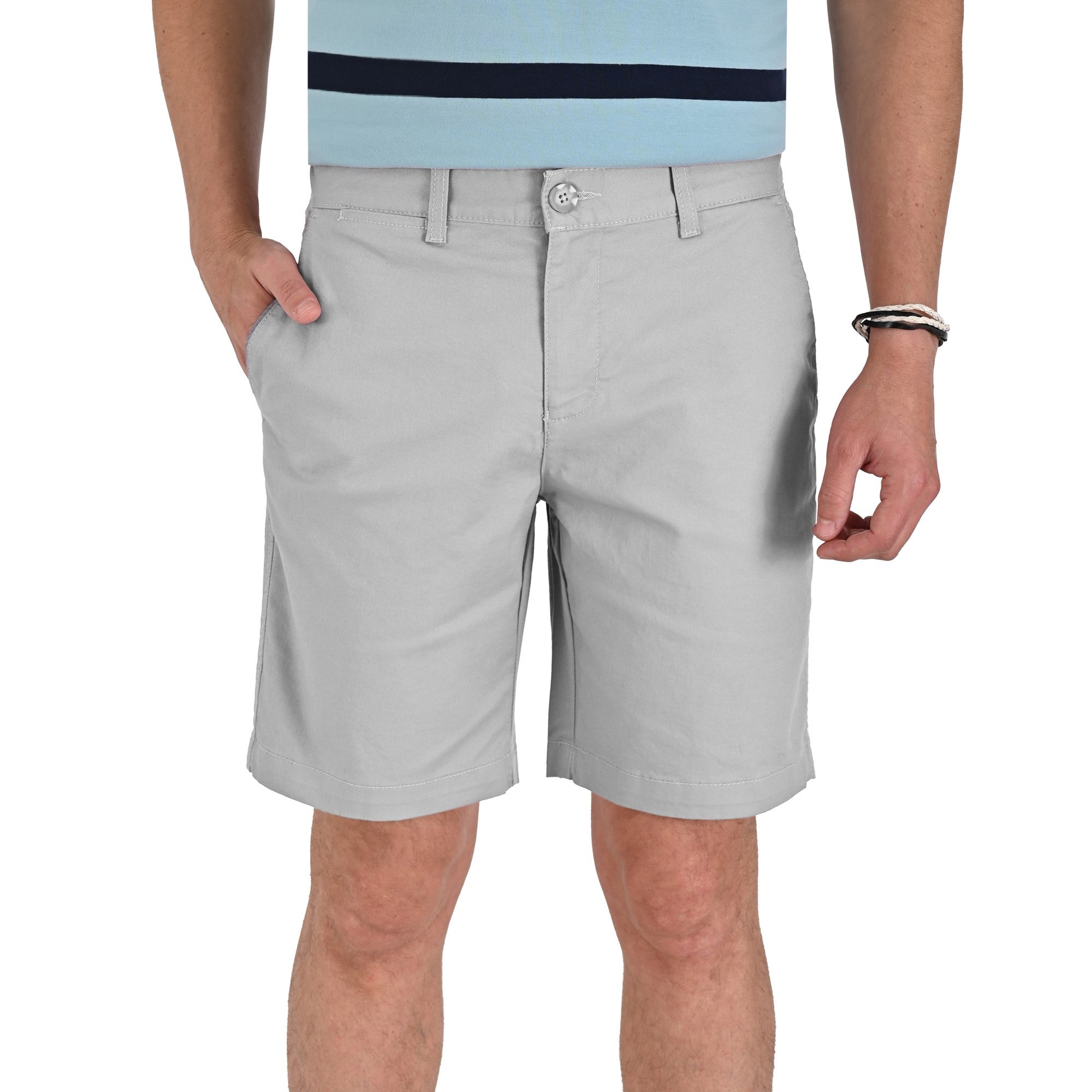 Bermuda Yale Slim Fit 0860 Gris Perla