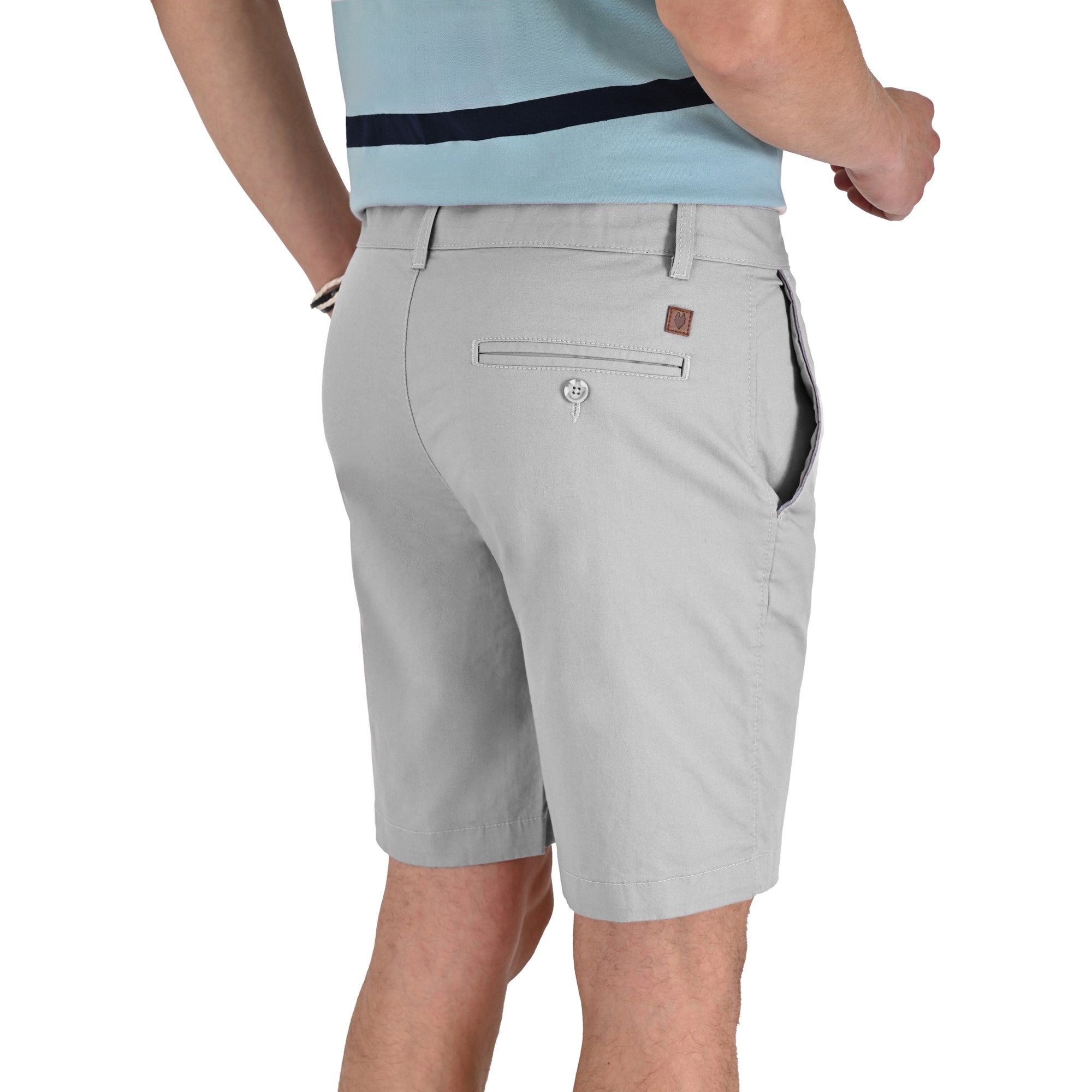 Bermuda Yale Slim Fit 0860 Gris Perla