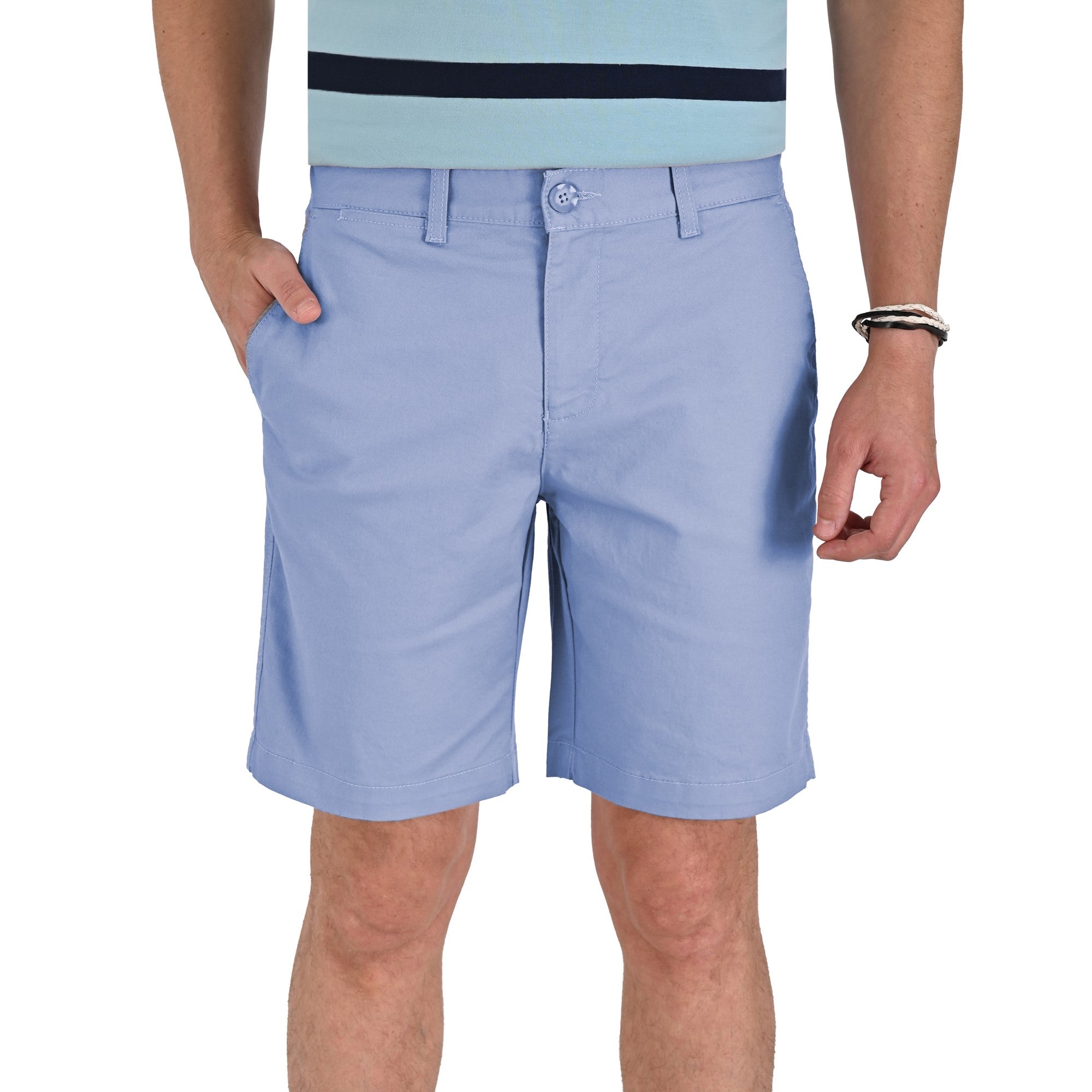 Bermuda Yale Slim Fit 0860 Azul Plumbago
