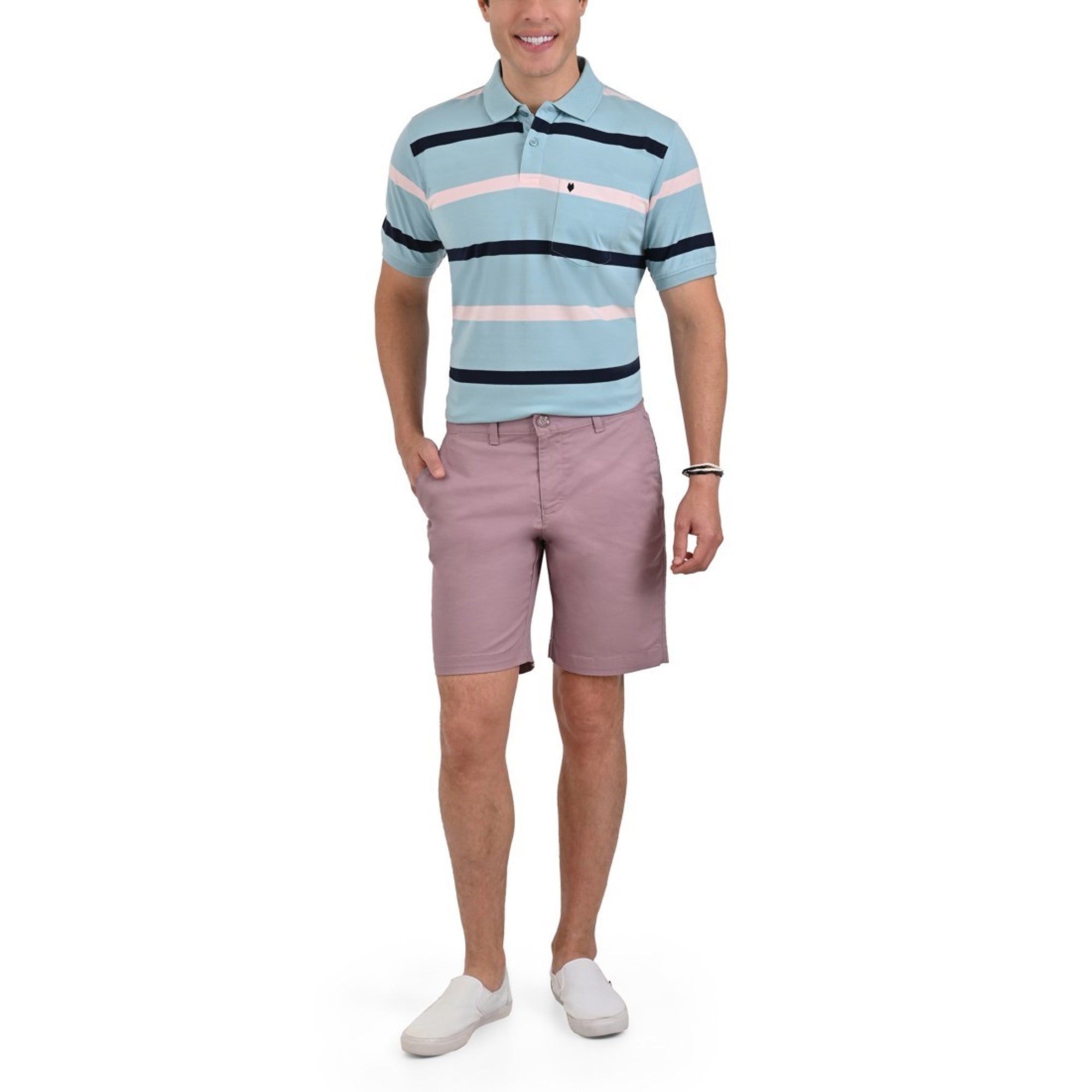 Bermuda Yale Slim Fit 0860 Lila Palido