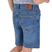 Bermuda Yale de Mezclilla  Regular  Fit 2384 Azul Petroleo