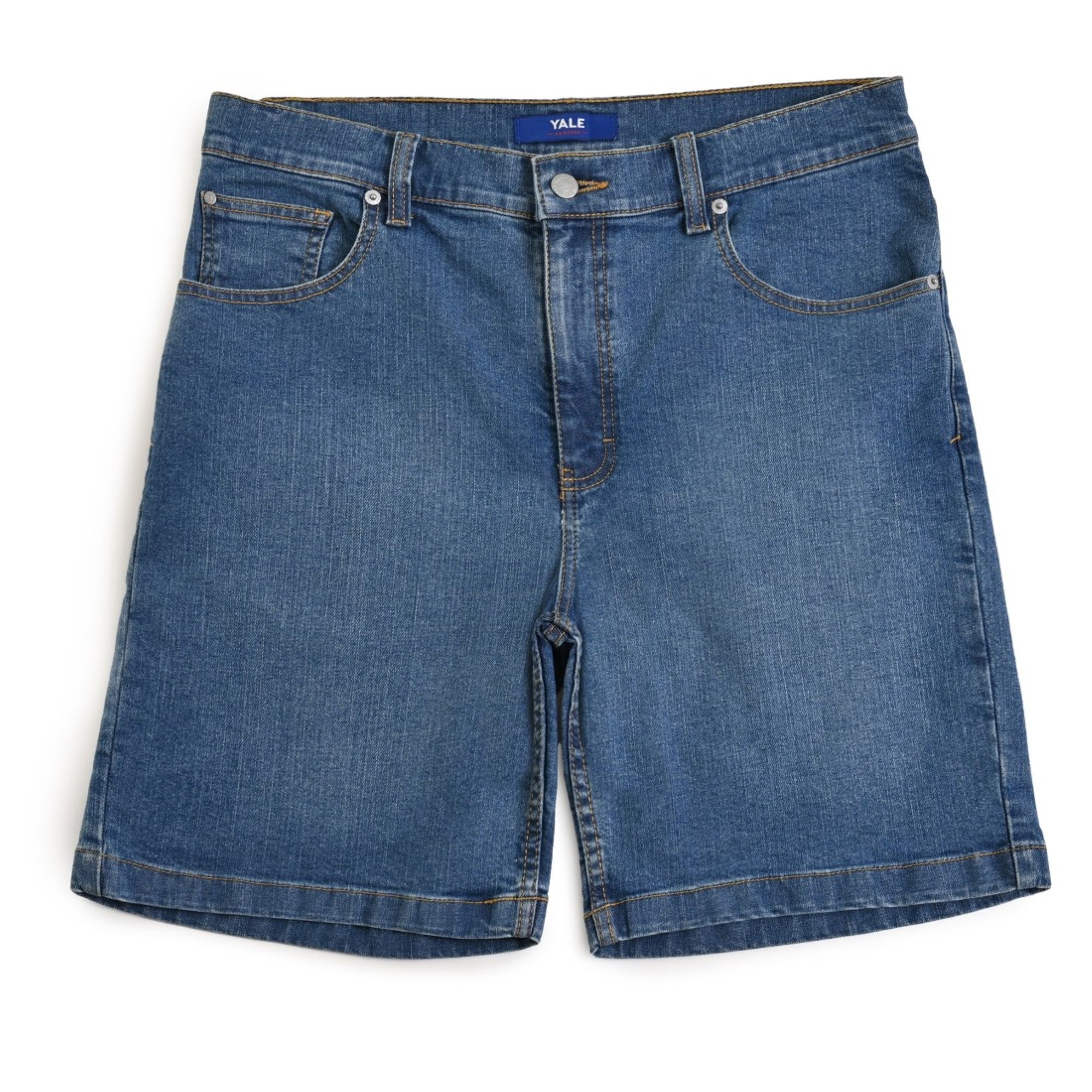 Bermuda Yale de Mezclilla  Regular  Fit 2384 Azul Petroleo