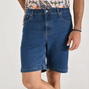 Bermuda Yale Regular Fit 2944 Azul Petroleo