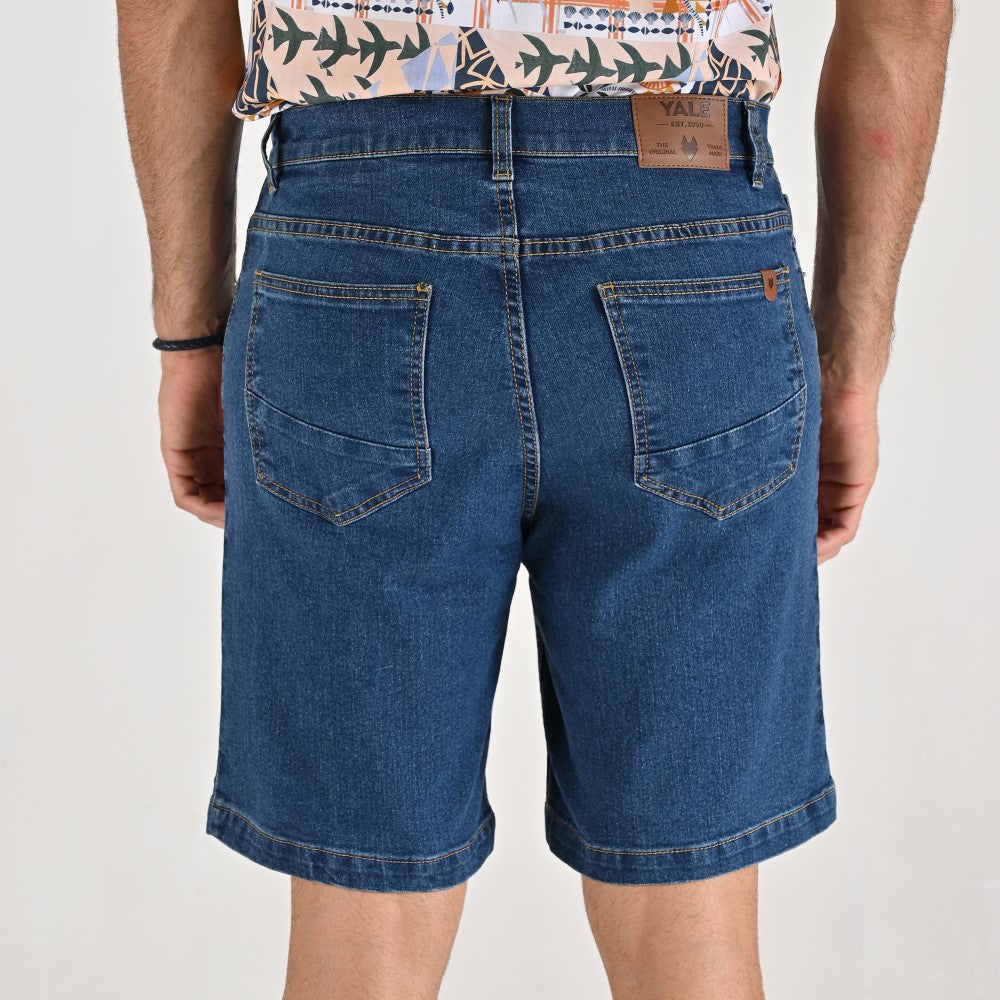 Bermuda Yale Regular Fit 2944 Azul Petroleo