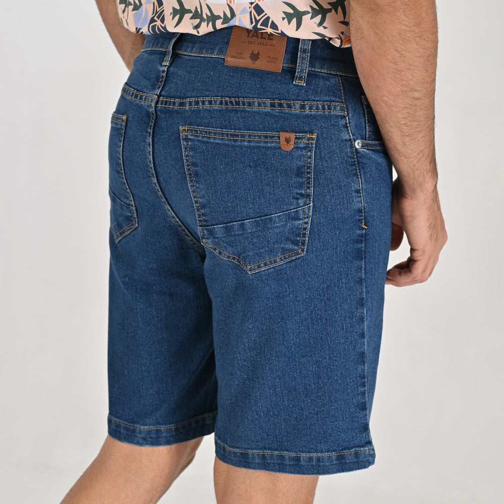 Bermuda Yale Regular Fit 2944 Azul Petroleo