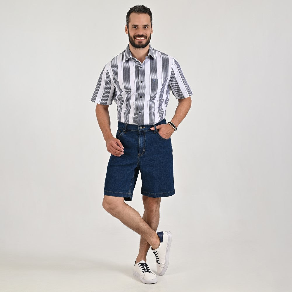 Bermuda Yale Regular Fit 2944 Azul Zafiro