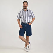 Bermuda Yale Regular Fit 2944 Azul Zafiro