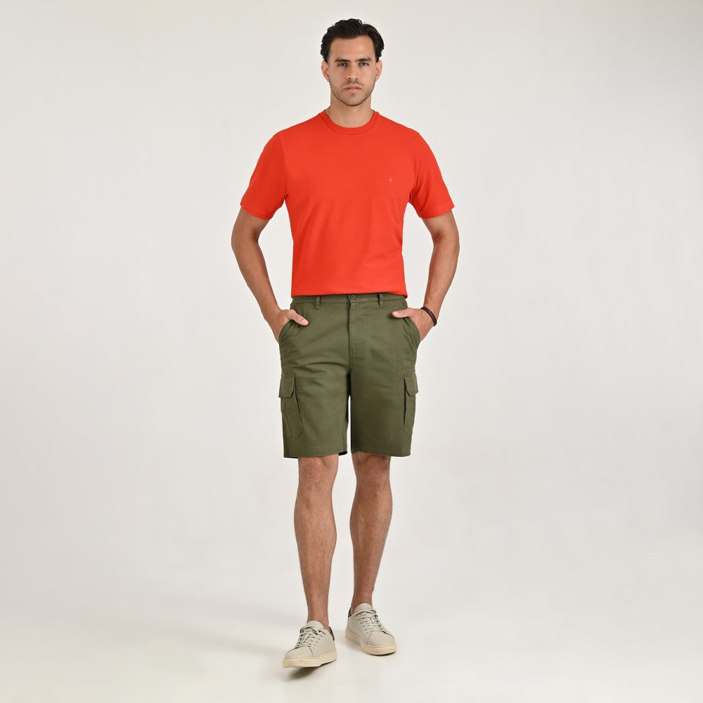 Bermuda cargo Yale Regular Fit 8008 Verde Olivo