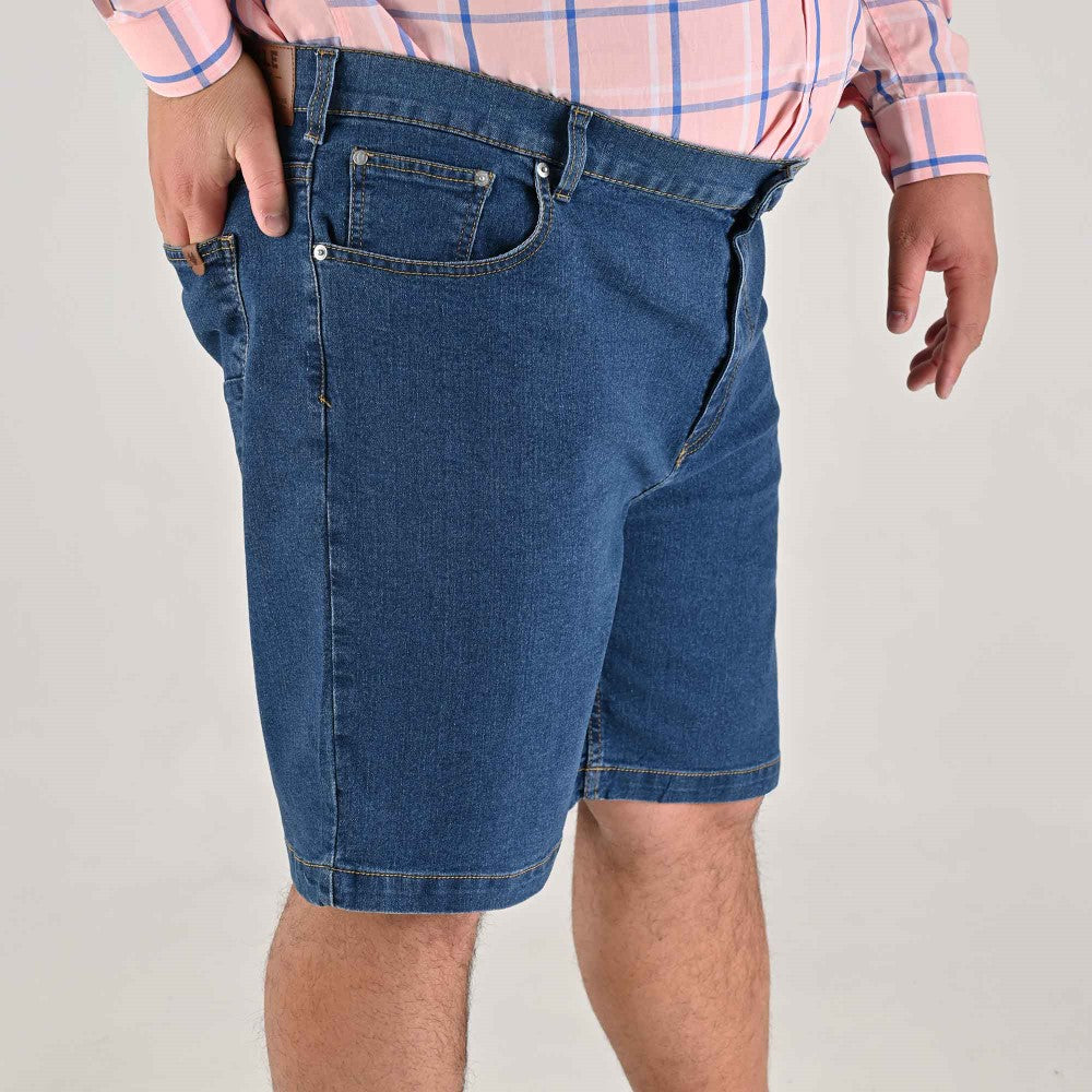 Bermuda vaquera Yale Regular  fit 2944 Azul Petroleo