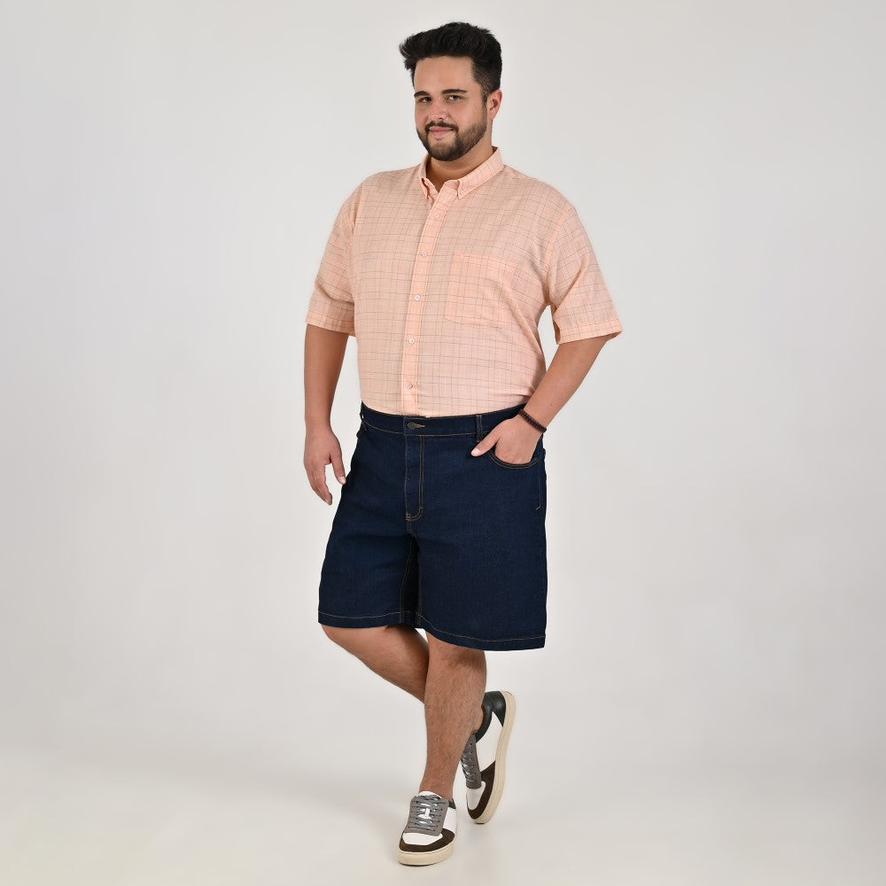 Bermuda vaquera Yale Regular  fit 2944 Azul marino