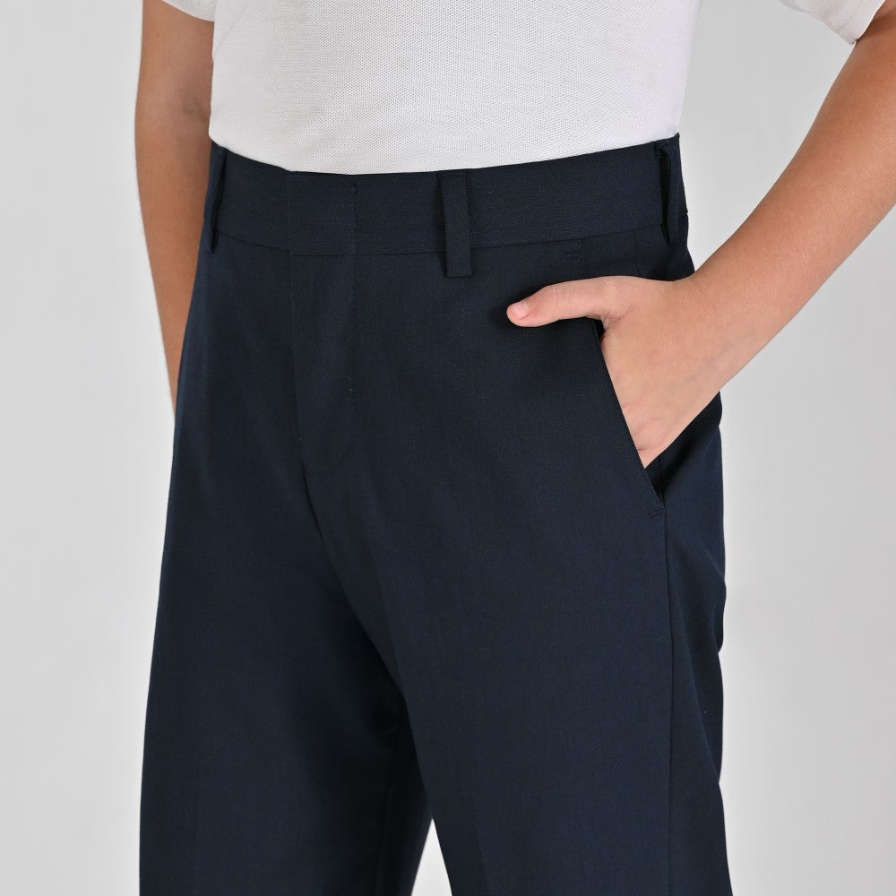 Pantalón de Vestir Yale Boys Slim Fit 0342 Marino