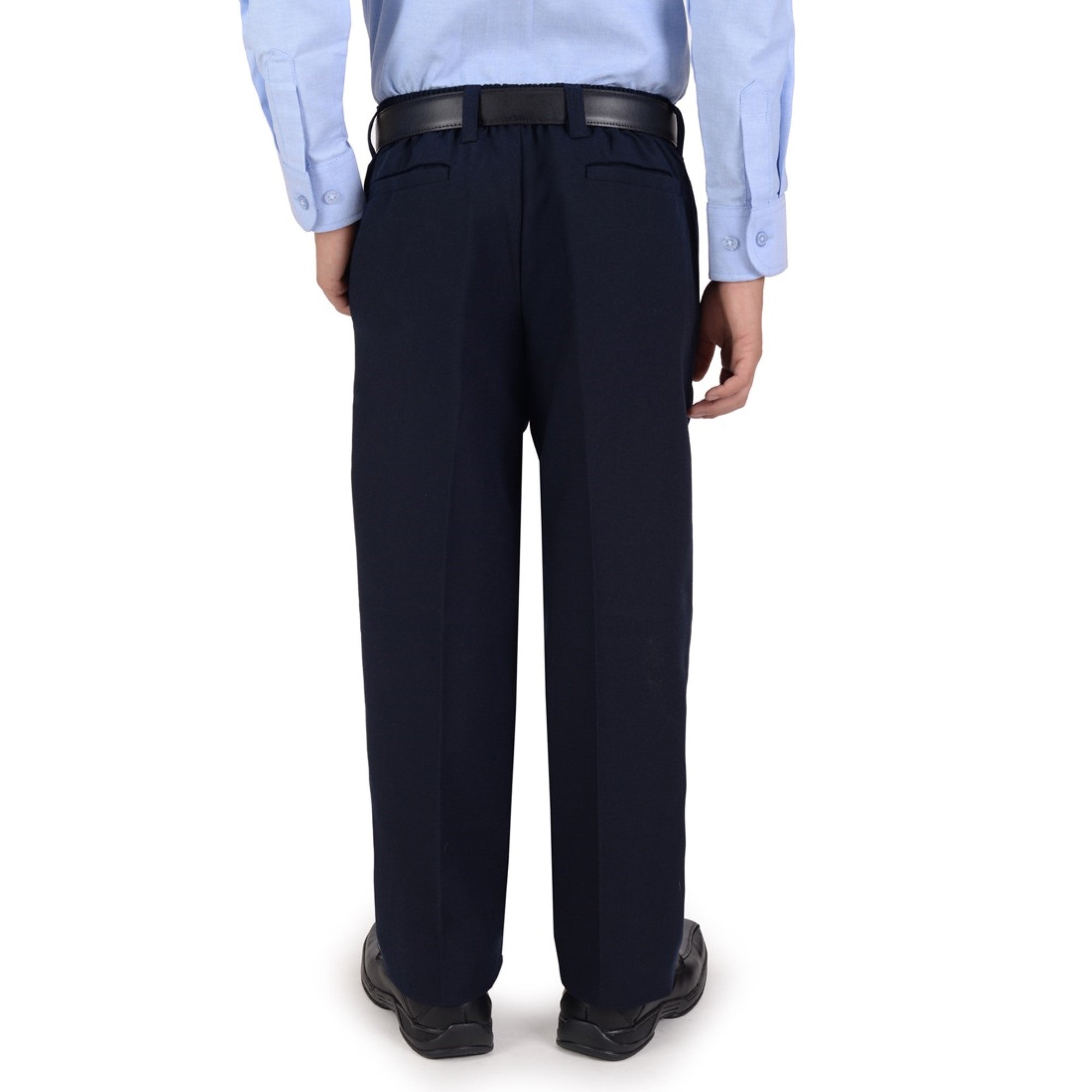 Pantalón  Medio Resorte Yale Boys  Con Pinzas 0460