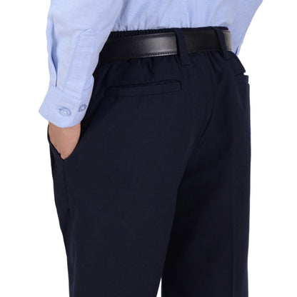 Pantalon Medio Resorte Yale Boys (Boxer) Con Pinzas 0460