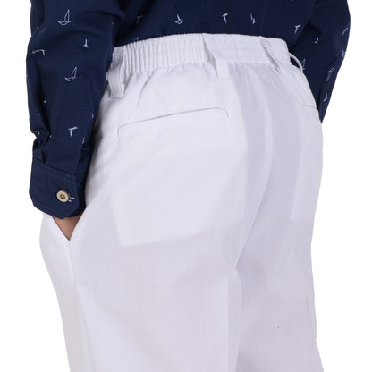 Pantalon Medio Resorte Yale Boys (Boxer) Con Pinzas 0460
