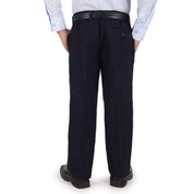 Pantalón  Medio Resorte Yale Boys Con Pinzas 0320