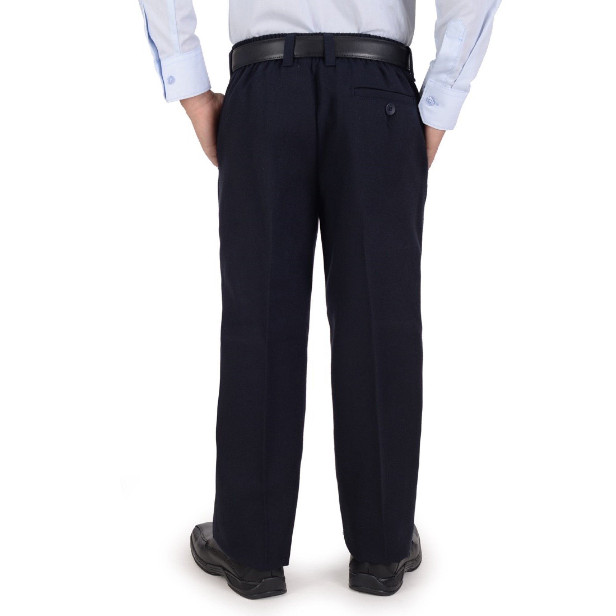 Pantalón  Medio Resorte Yale Boys Con Pinzas 0320