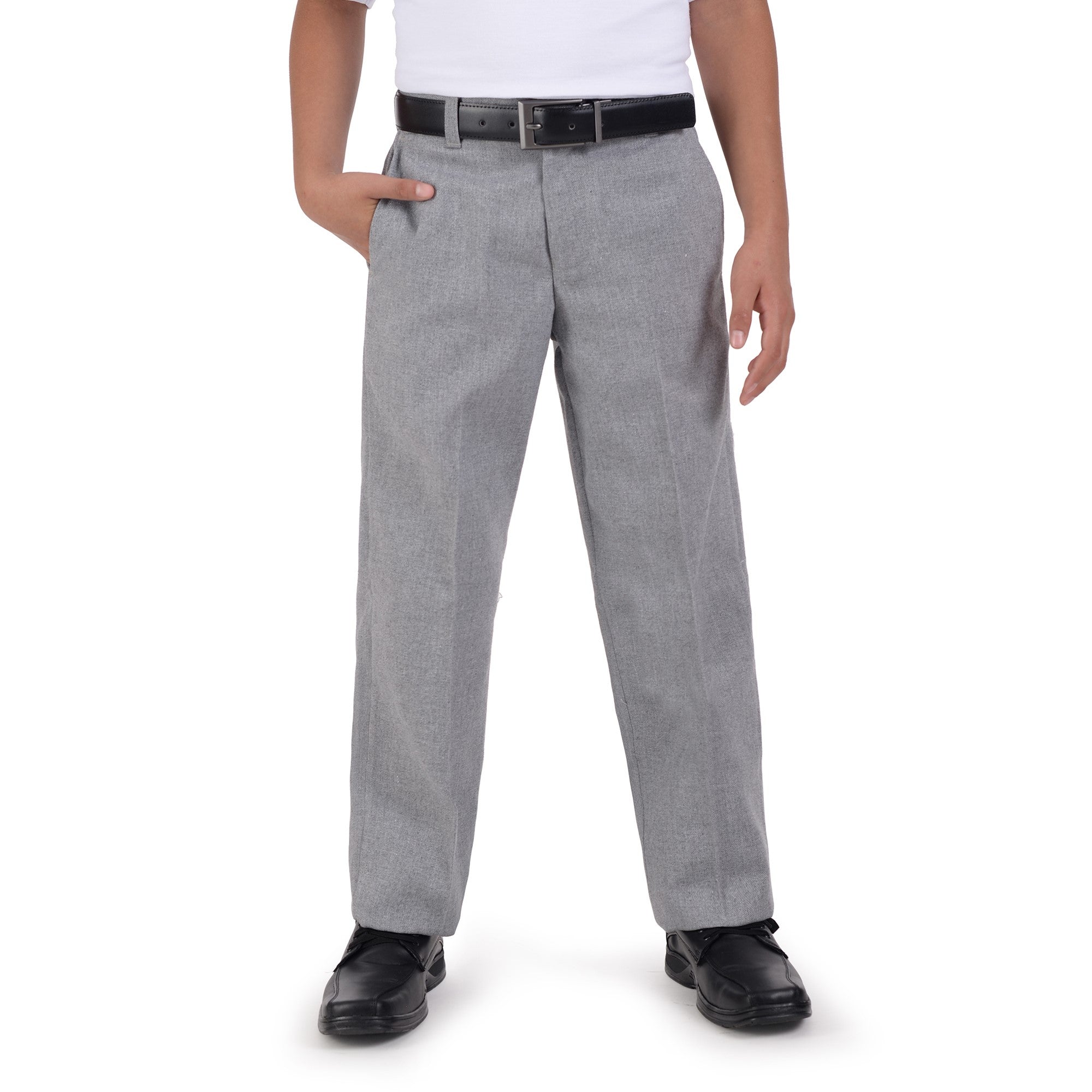 Pantalón  Medio Resorte Yale Boys Con Pinzas 0320