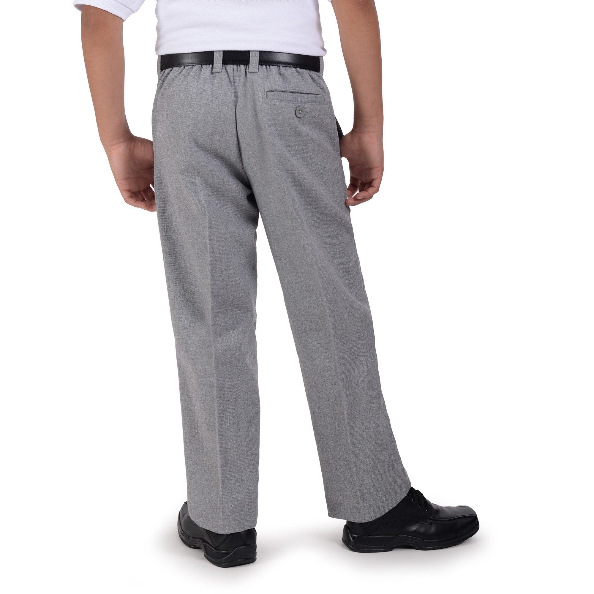 Pantalón  Medio Resorte Yale Boys Con Pinzas 0320