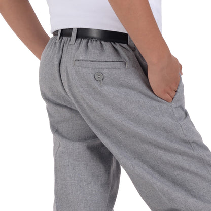 Pantalón Medio Resorte Yale Boys (Boxer) Con Pinzas 0320