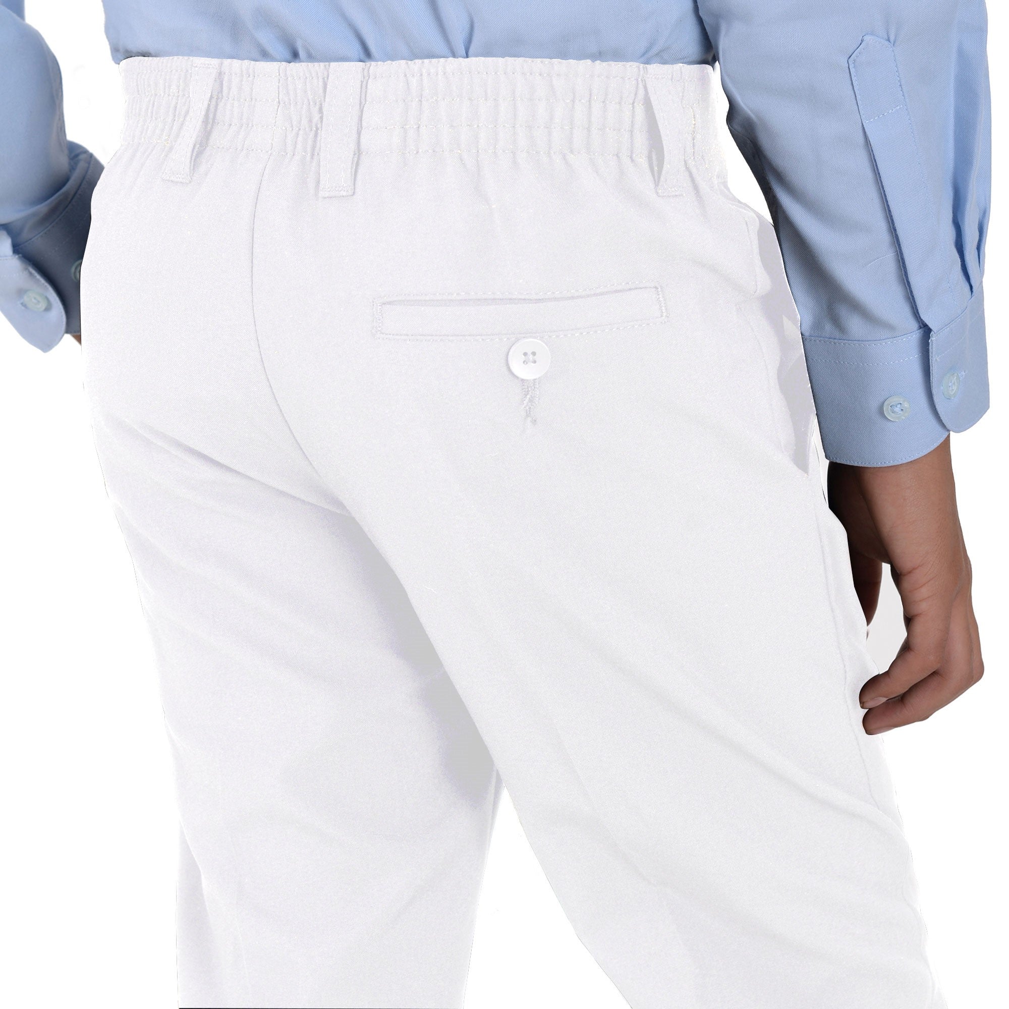 Pantalón  Medio Resorte Yale Boys Sin Pinzas 0342