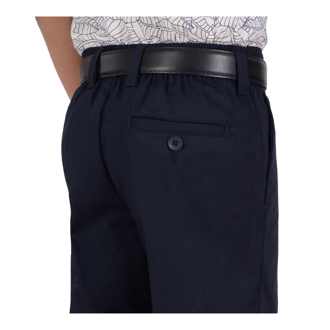 Pantalón  Medio Resorte Yale Boys  Sin Pinzas 4189